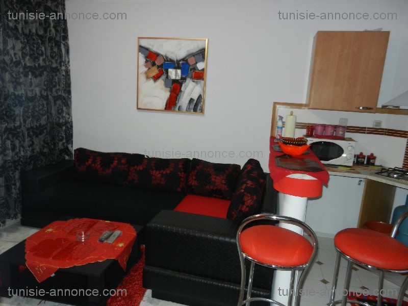 Ariana Ville Cite Ennasr 2 Location vacances Appart. 2 pices Studio aennasr2 au rdc meuble lux