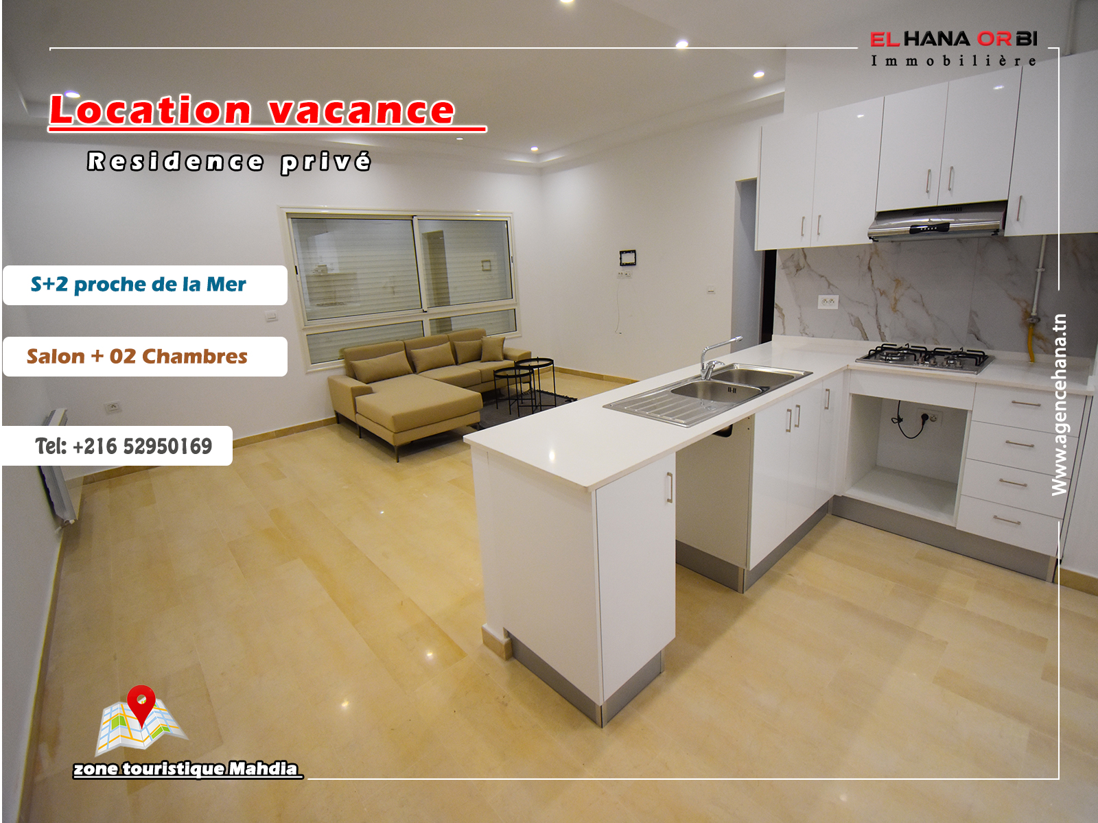 Mahdia Mahdia Location vacances Appart. 2 pices Pour vacance dt appartement s2 neuf  mahdia