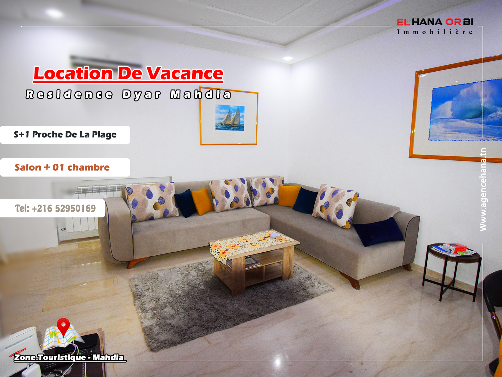 Mahdia Mahdia Location vacances Appart. 1 pice Pour vacance app s1  dyar el mahdia