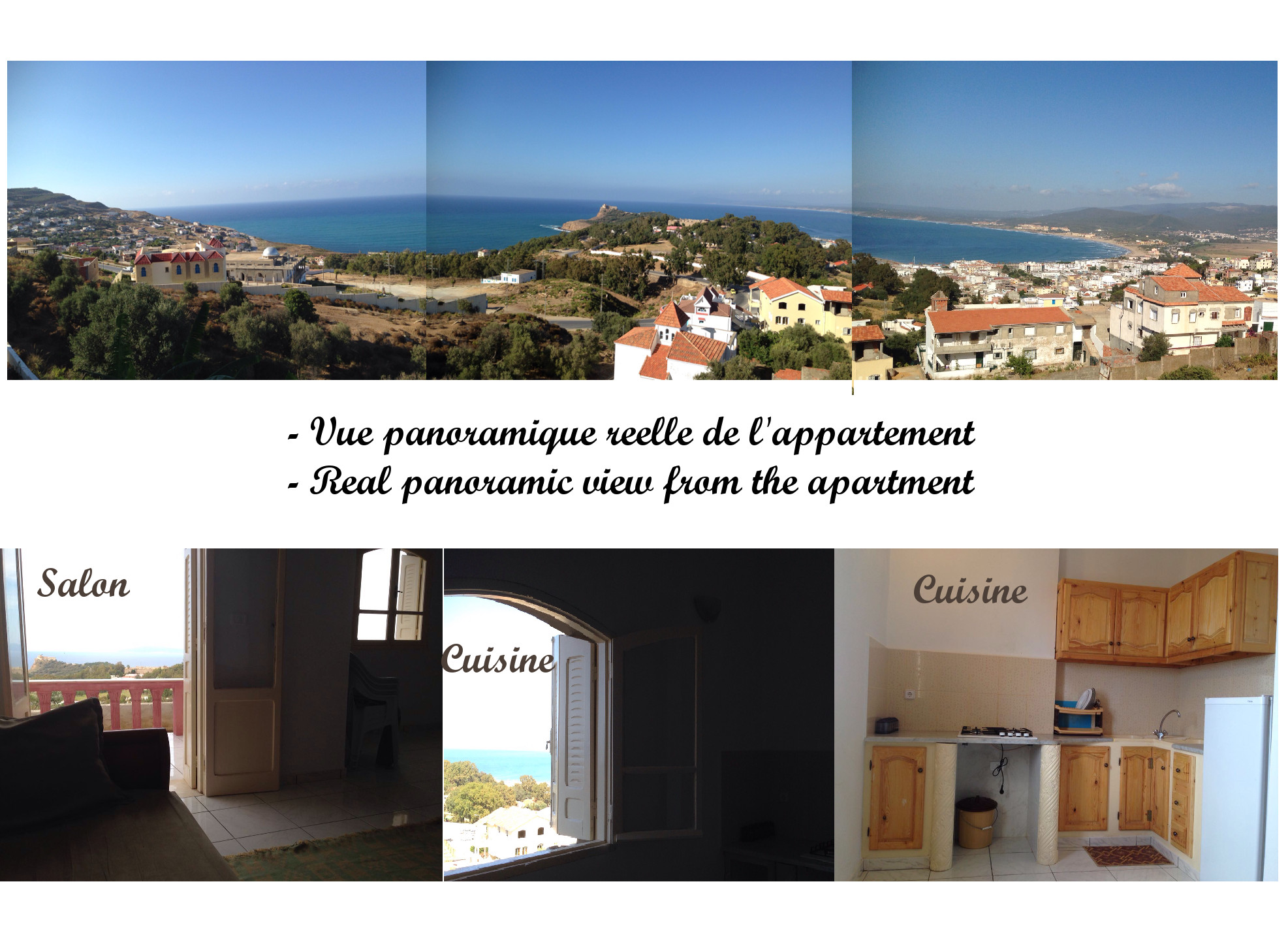 Tabarka Tabarka Location vacances Appart. 3 pices Vue panoramique sur mer et montagnes