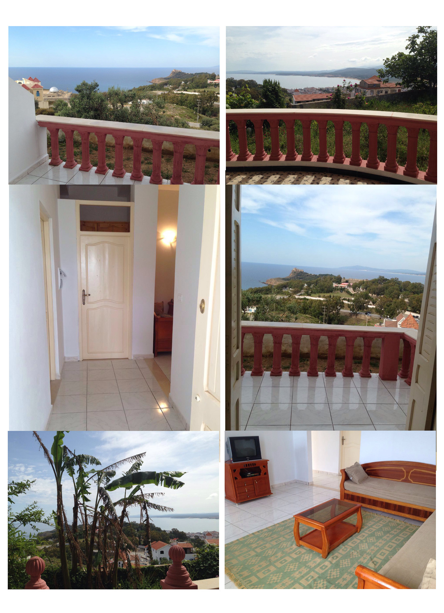 Tabarka Tabarka Location vacances Appart. 3 pices Vue panoramique sur mer et montagnes