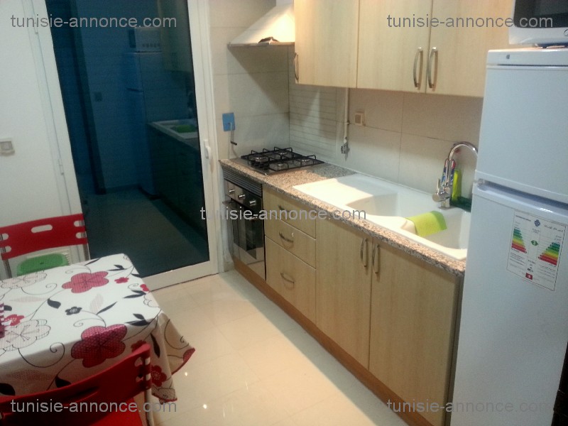 La Marsa Berge Du Lac Location vacances Appart. 2 pices S1 luxueux a cot tunisia mall par nuit ou semaine