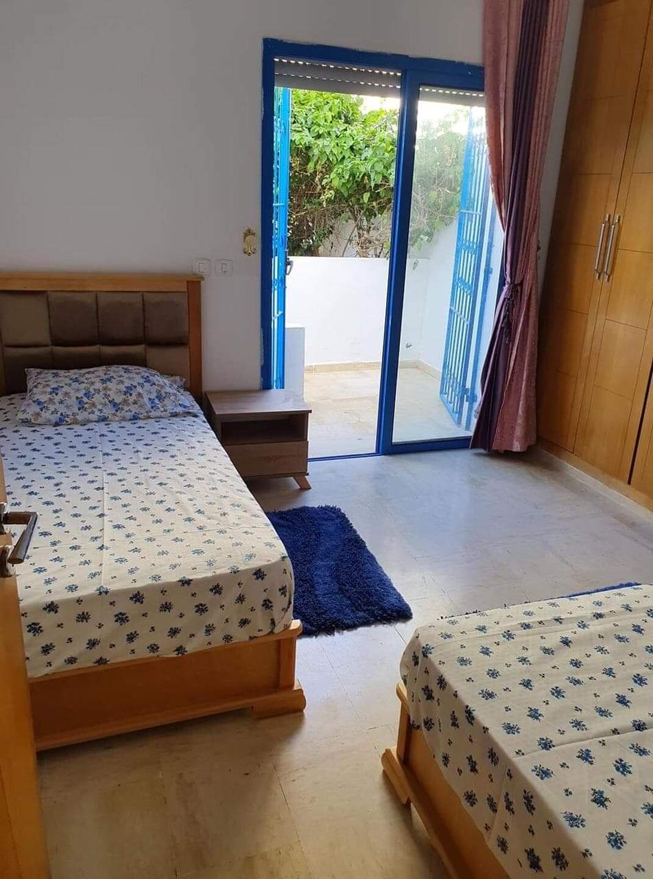 Hammamet&nbsp;Hammamet&nbsp;Location vacances&nbsp;Appart. 3 pi�ces&nbsp;S2 au rdc avec jardin priv�