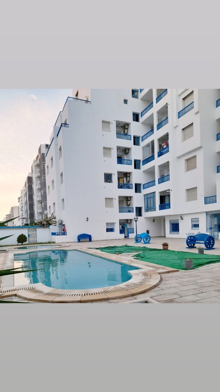 Hammamet&nbsp;Hammamet&nbsp;Location vacances&nbsp;Appart. 3 pi�ces&nbsp;S2 au rdc avec jardin priv�