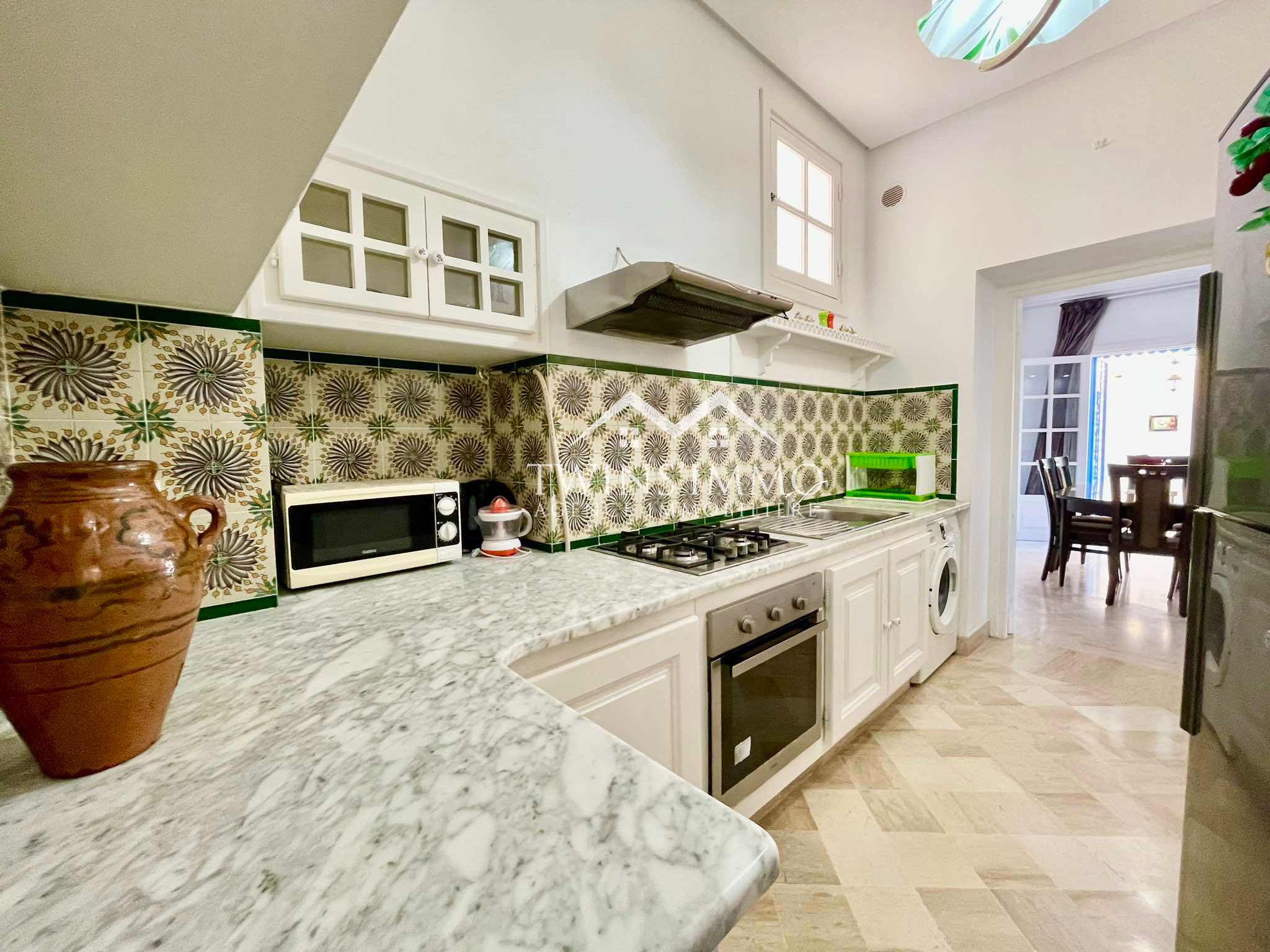 La Marsa Marsa Safsaf Location Appart. 3 pices Rez de chausse de villa meubl la marsa corniche