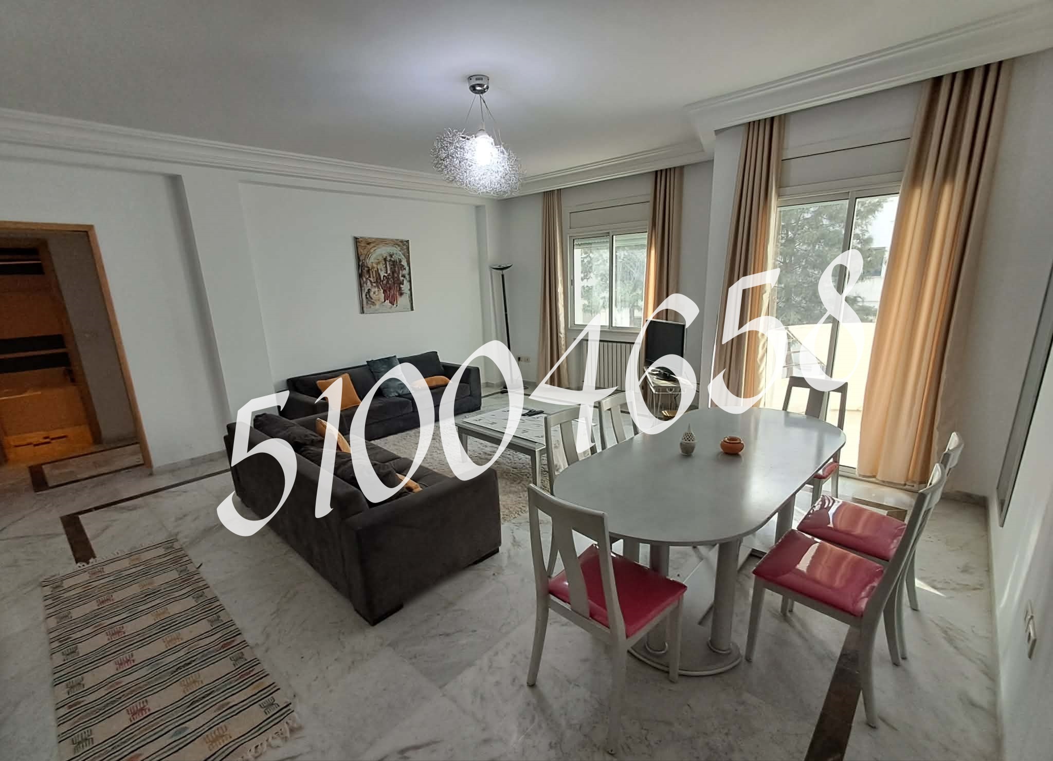 La Marsa&nbsp;Berge Du Lac&nbsp;Location&nbsp;Appart. 2 pi�ces&nbsp;S plus 2 meuble au lac 2