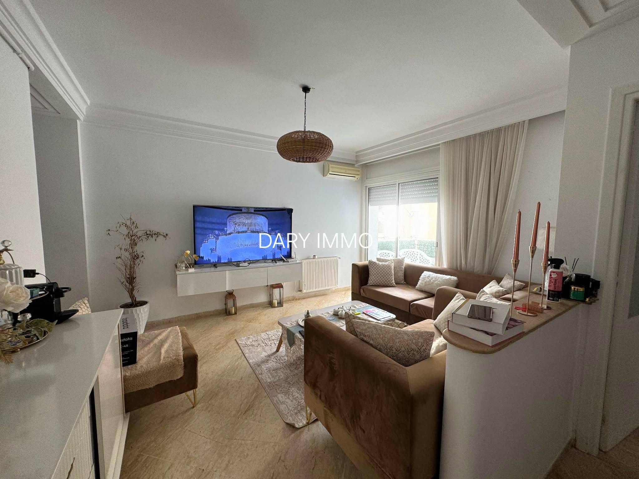 Mnihla&nbsp;Jardins d'el Menzah&nbsp;Vente&nbsp;Appart. 3 pi�ces&nbsp;Un s2 avec jardin aux jardins d'el menzah2