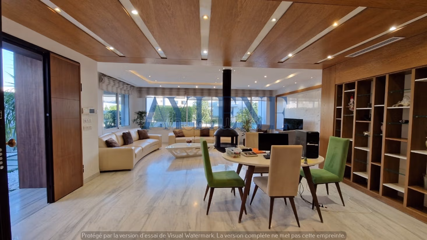 La Marsa&nbsp;Berge Du Lac&nbsp;Location&nbsp;Maisons&nbsp;Une magnifique villa s3 meubl� avec jardin