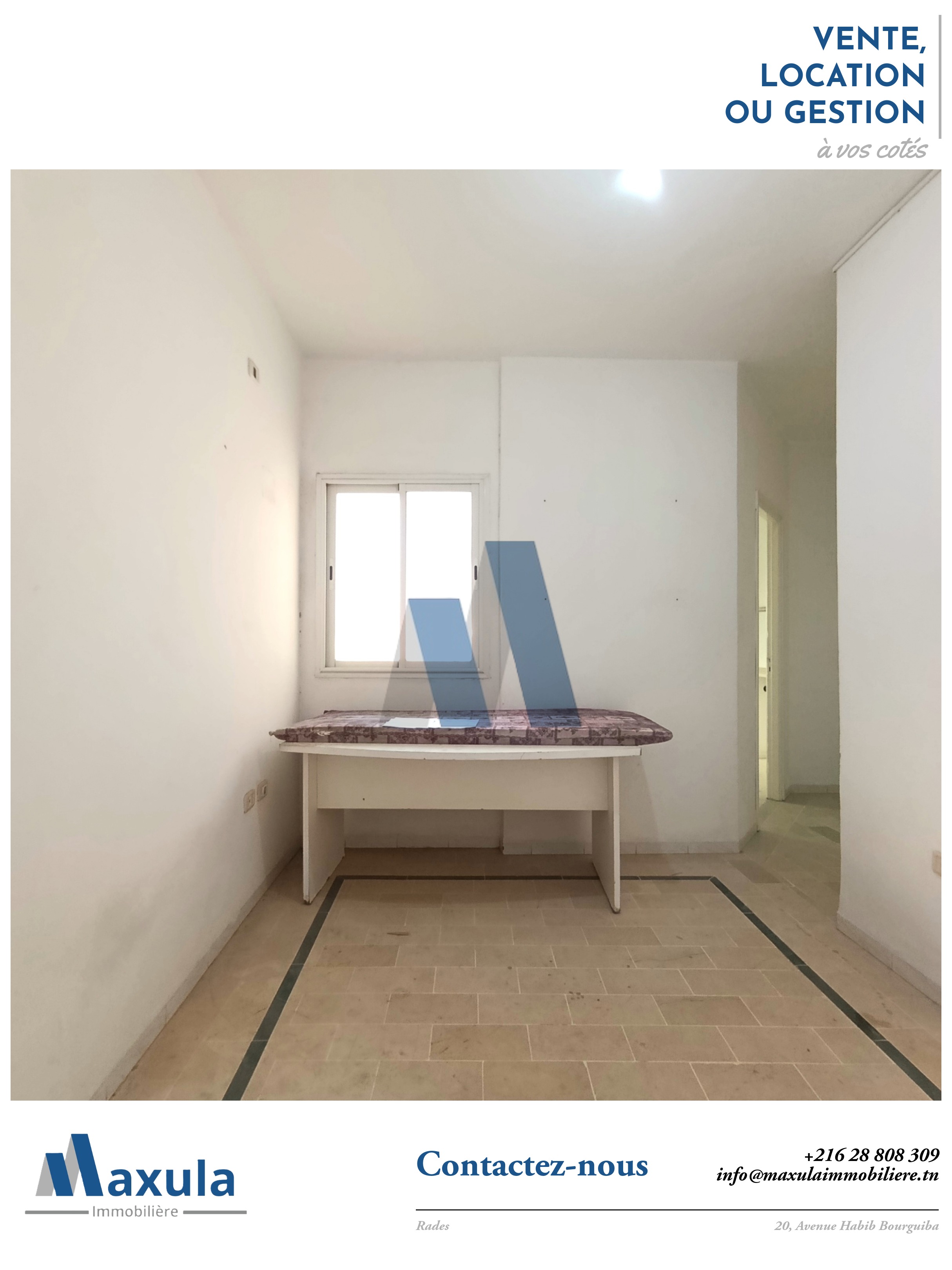 Rades&nbsp;Rades Saline&nbsp;Bureaux & Commerces&nbsp;Bureau&nbsp;Bureau a2 a rades route du port