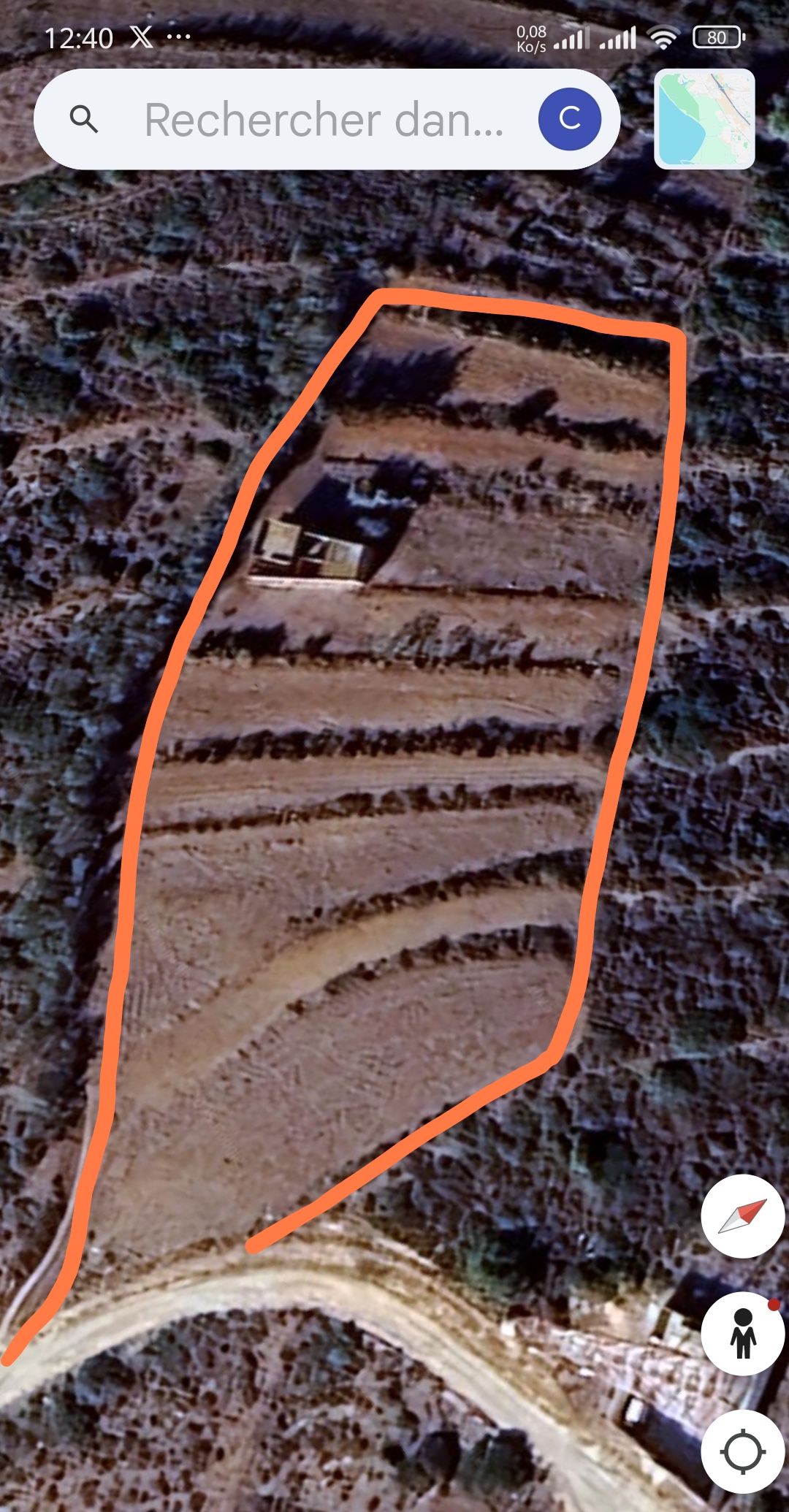 Ras Jebel&nbsp;Rafraf Plage&nbsp;Terrain&nbsp;Terrain agricole&nbsp;Terrain vue sur mer � rafraf