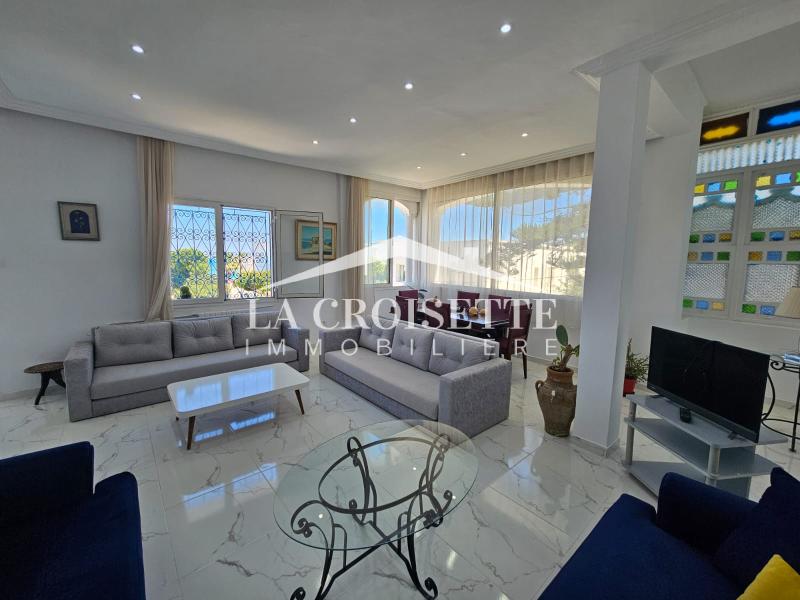 La Marsa&nbsp;Marsa Safsaf&nbsp;Location&nbsp;Appart. 3 pi�ces&nbsp;S2 meubl� vue sur mer � la marsa mal3504