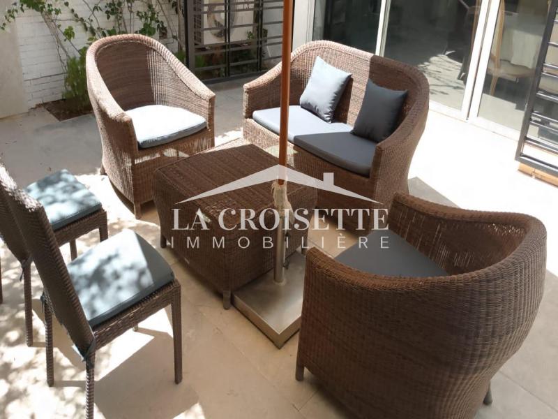 La Marsa&nbsp;Gammart&nbsp;Location&nbsp;Duplex&nbsp;Duplex s3 meubl� avec jardin � gammarth mdl0005