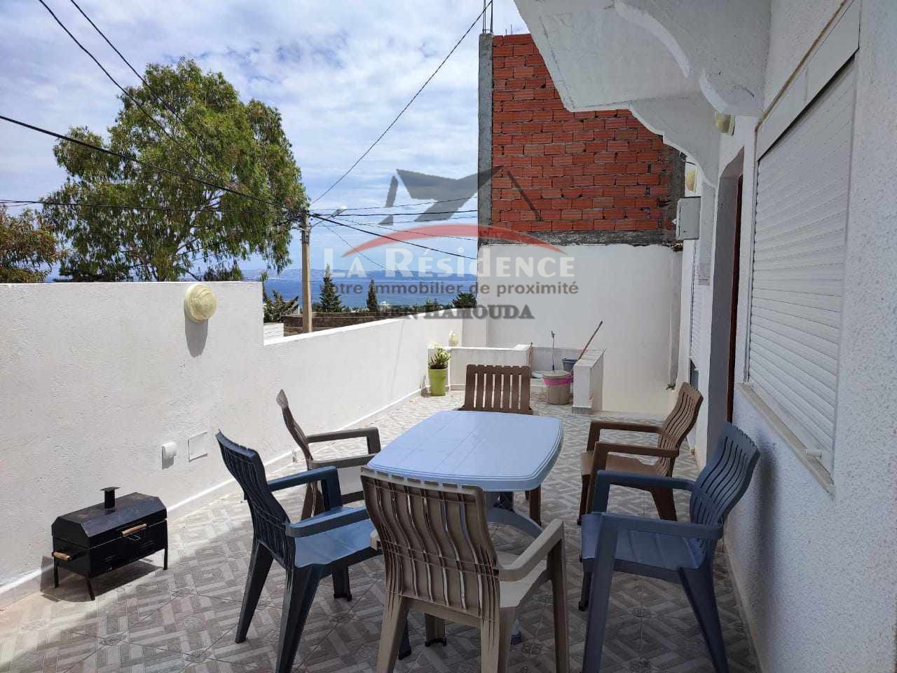 Bizerte Nord&nbsp;Cite El Korniche 1&nbsp;Location vacances&nbsp;Appart. 3 pi�ces&nbsp;Appartement vue mer corniche bizerte