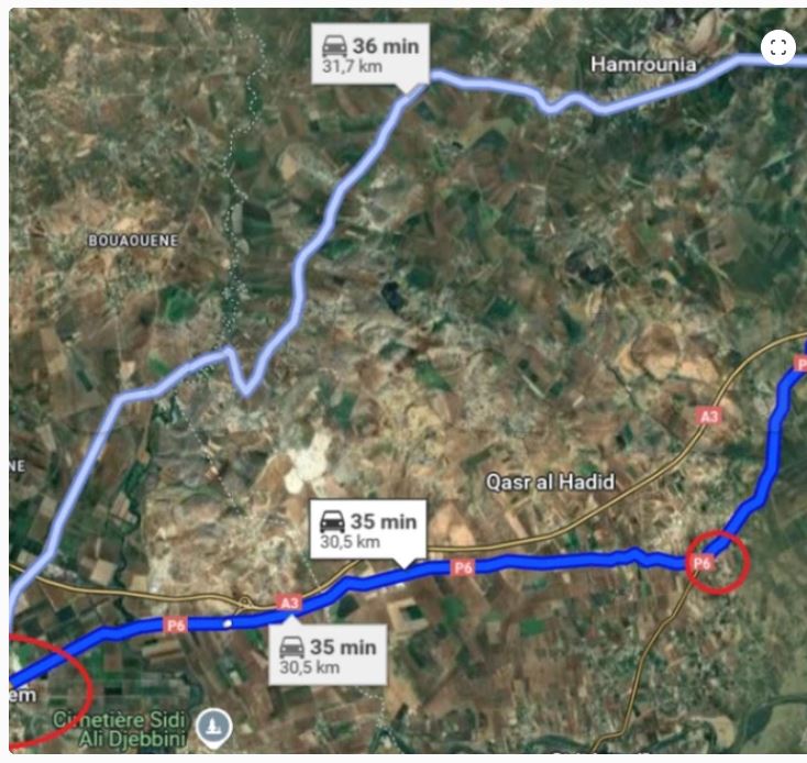 Beja Nord&nbsp;Beja&nbsp;Vente&nbsp;Surfaces&nbsp;Un terrain id�ale pour immobilier � b�ja