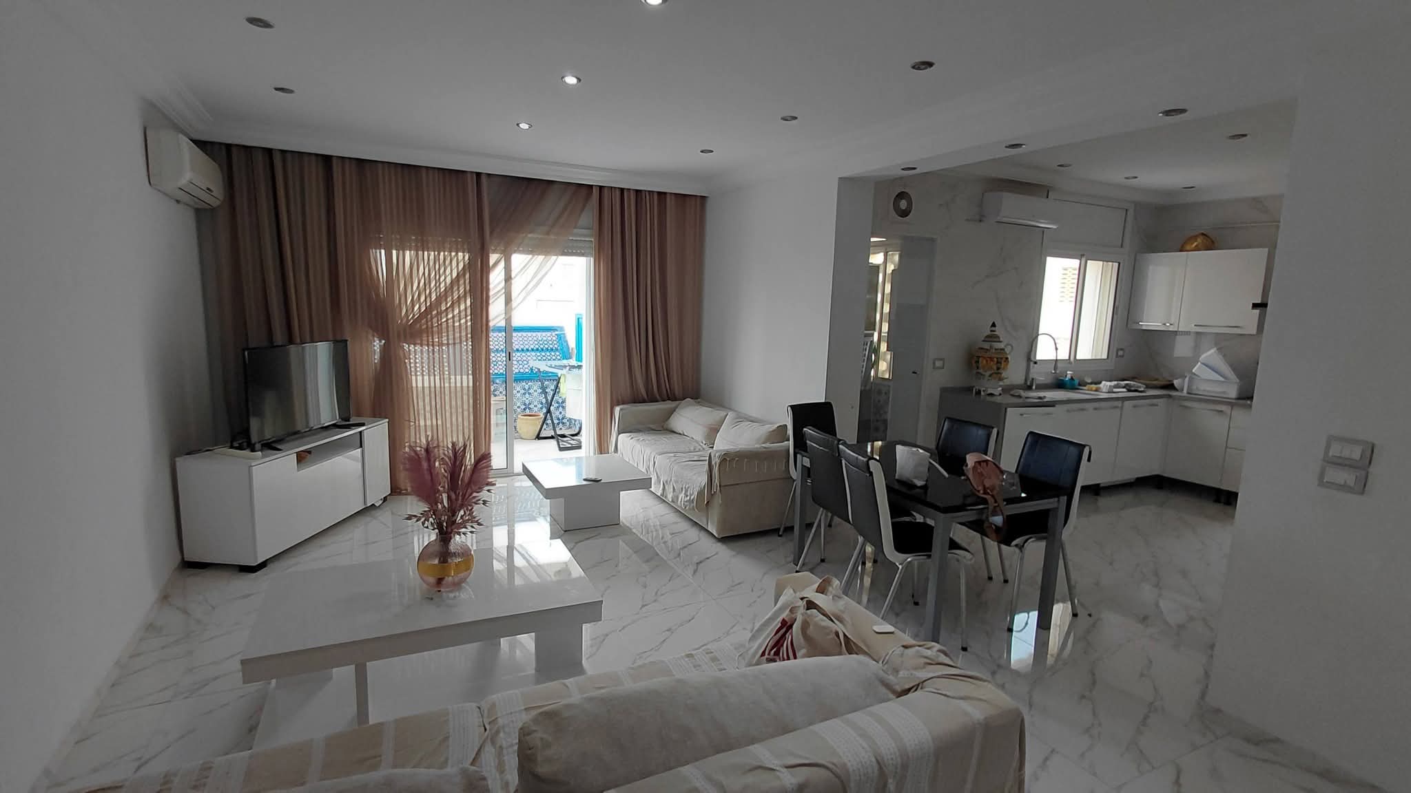 Hammamet&nbsp;Hammamet&nbsp;Vente&nbsp;Appart. 3 pi�ces&nbsp;S plus 2 r�nov� a el hammamet nord wb4451