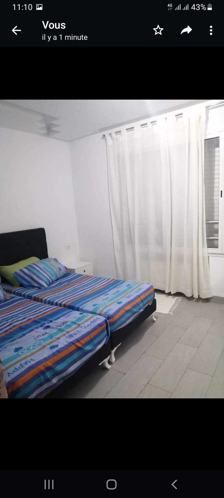 Hammamet&nbsp;Cite Afh&nbsp;Location vacances&nbsp;Appart. 1 pi�ce&nbsp;S plus 1 tr�s agreable
