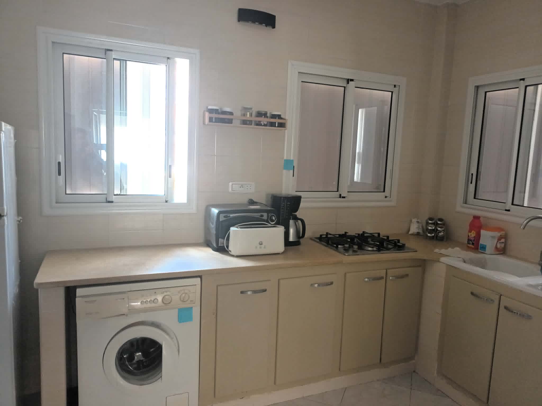 Bizerte Nord&nbsp;Bizerte&nbsp;Location vacances&nbsp;Appart. 3 pi�ces&nbsp;Appartement meubl� en face de la plage rdc bizerte