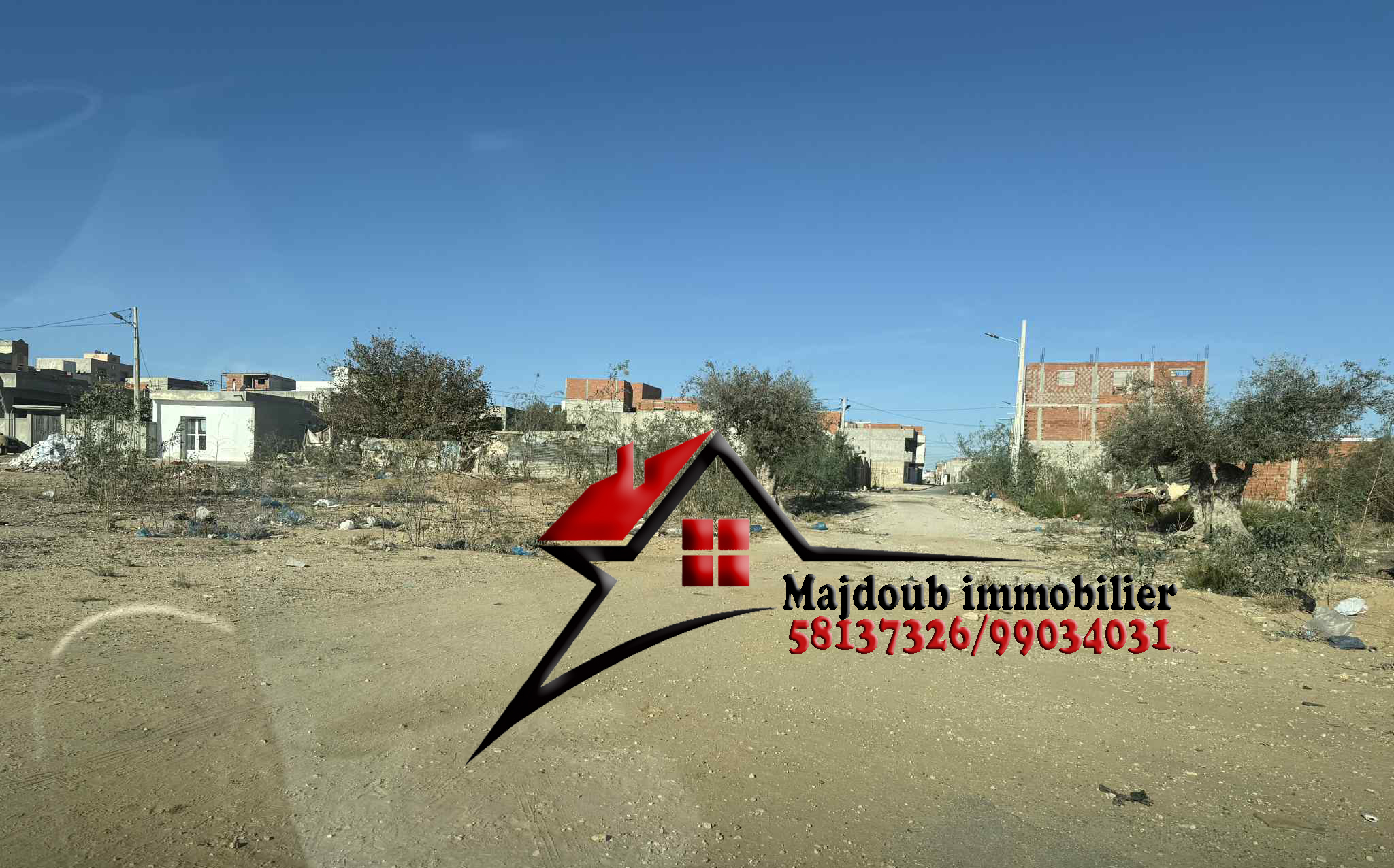 Sousse Riadh&nbsp;Zaouiet Sousse&nbsp;Terrain&nbsp;Terrain nu&nbsp;Lot de coin � zaouiet