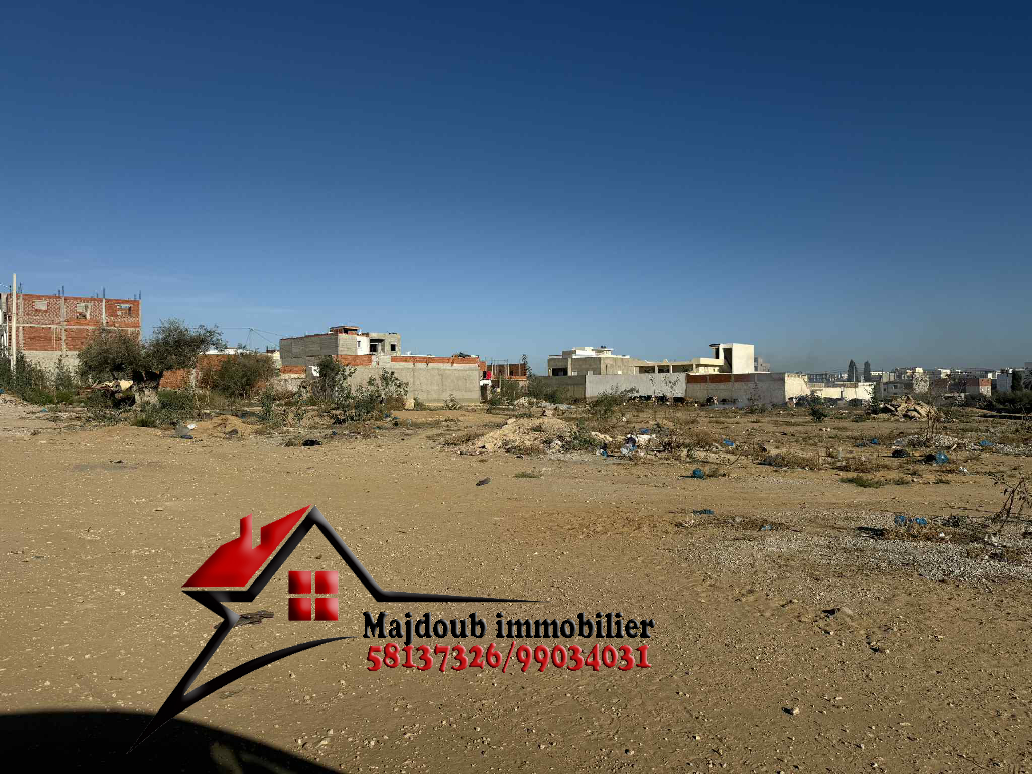 Sousse Riadh&nbsp;Zaouiet Sousse&nbsp;Terrain&nbsp;Terrain nu&nbsp;Lot de coin � zaouiet