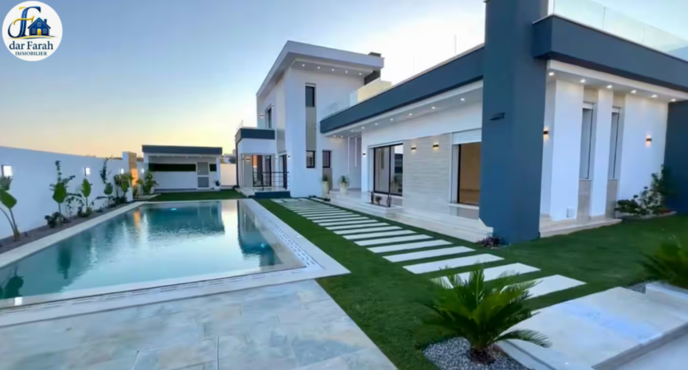 Hammamet&nbsp;Hammamet&nbsp;Location&nbsp;Appart. 4 pi�ces&nbsp;Villa � hammamet sud