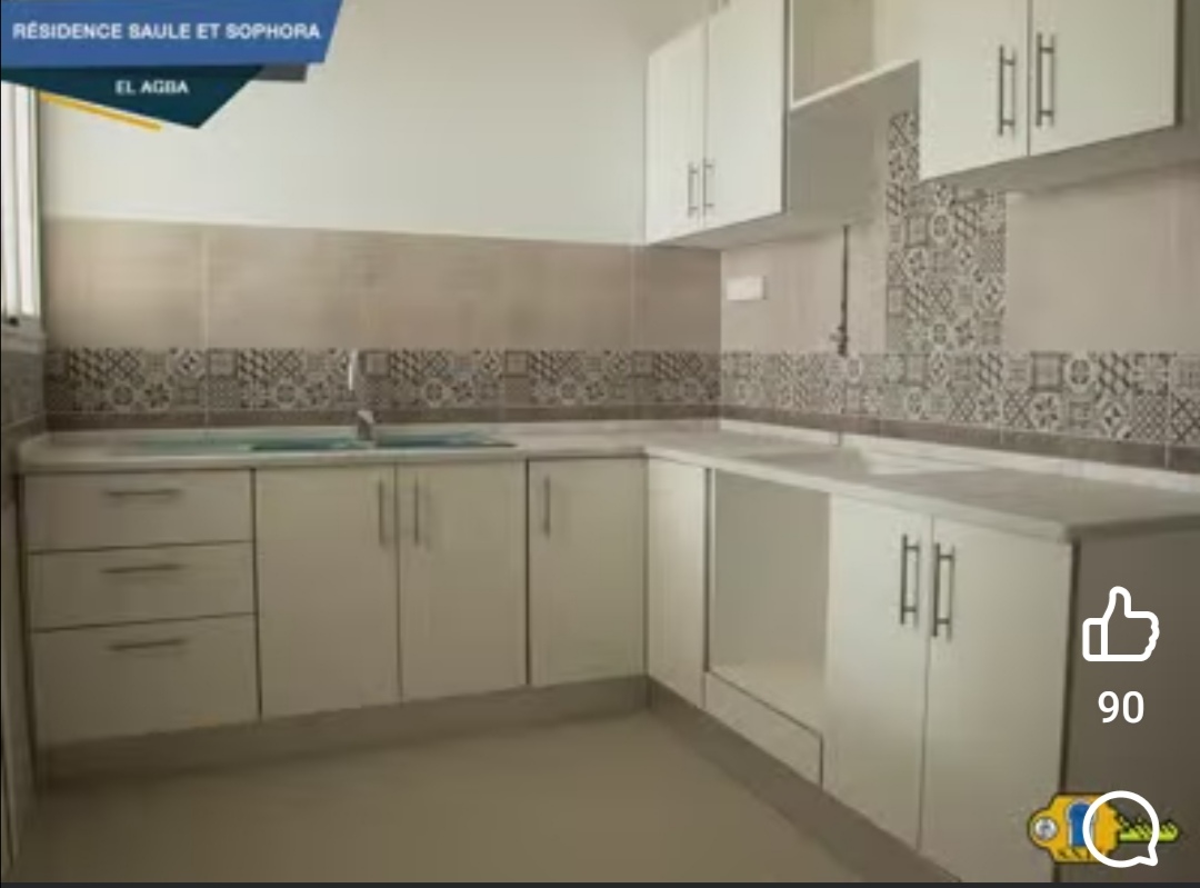 El Hrairia&nbsp;El Hrairia&nbsp;Location&nbsp;Appart. 4 pi�ces&nbsp;Diar be mahmoud agba un s3 1er etage
