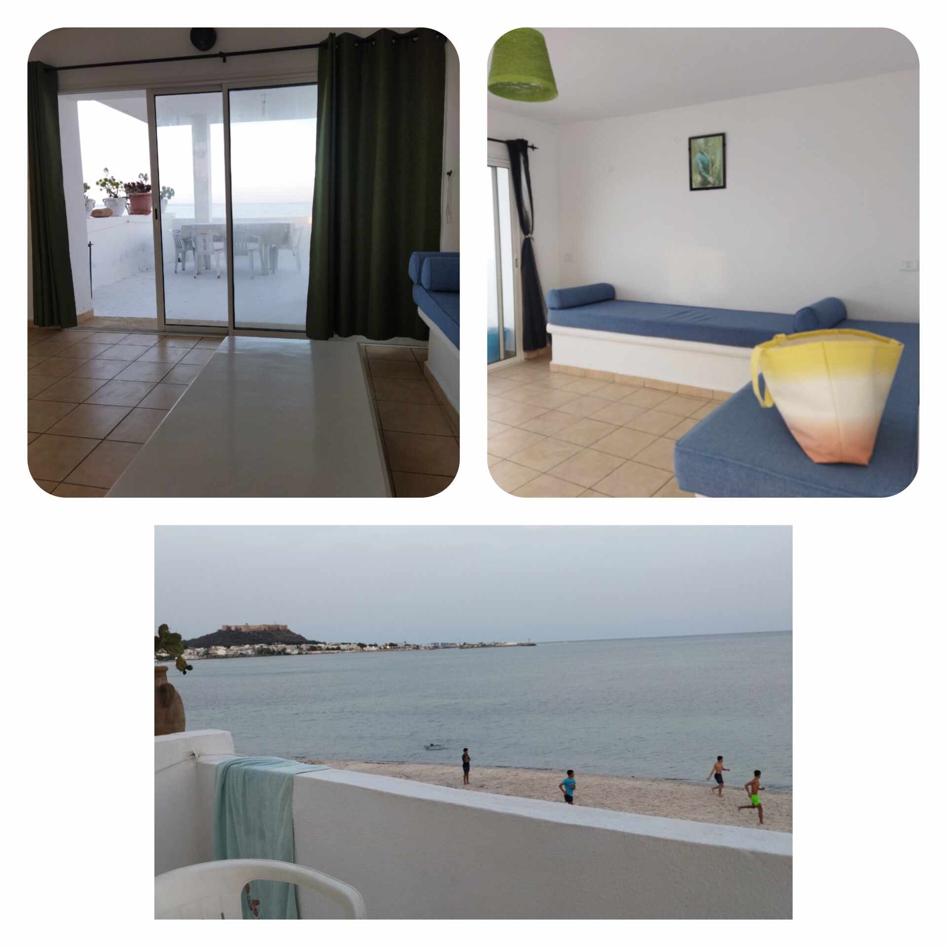 Kelibia&nbsp;Kelibia&nbsp;Location vacances&nbsp;Maisons&nbsp;Maison kelibia 1er etage vu sur mer pied dans leau