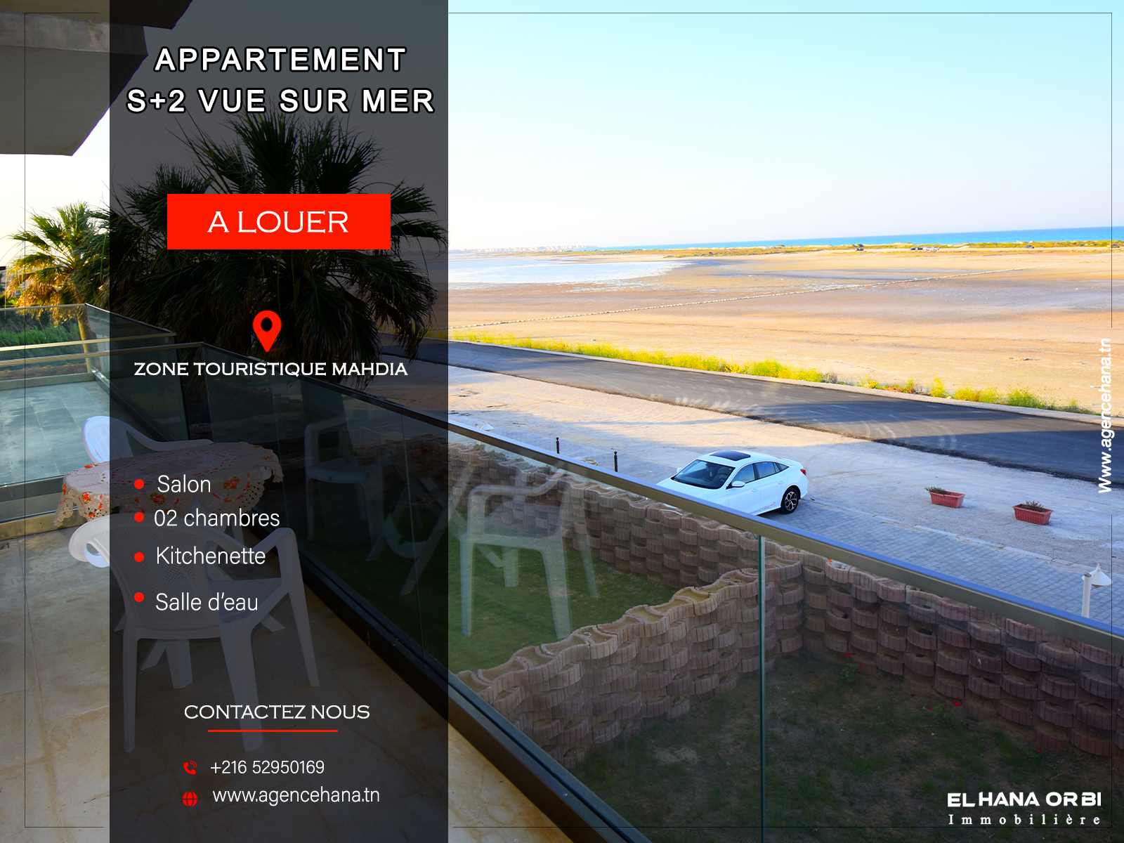 Mahdia&nbsp;Mahdia&nbsp;Location vacances&nbsp;Appart. 2 pi�ces&nbsp;Apps2  vue sur mer � baghdedi mahdia