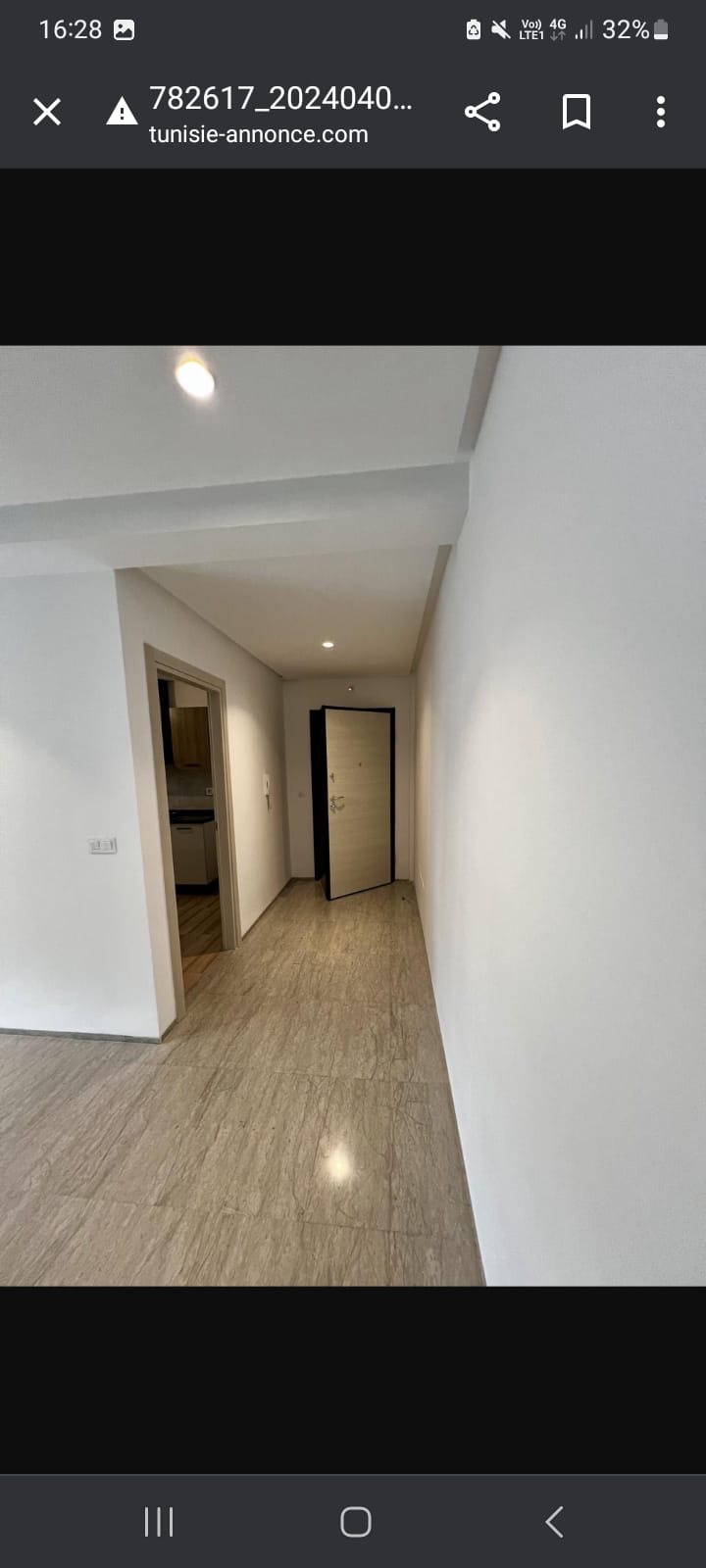 La Marsa&nbsp;El Aouina&nbsp;Location&nbsp;Appart. 3 pi�ces&nbsp;S2 r�sidence citrine