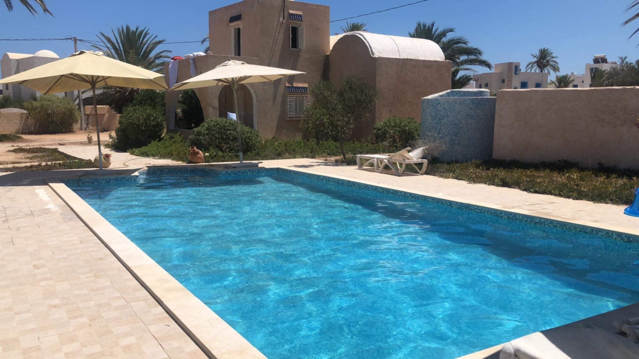 Djerba - Midoun&nbsp;Zone Hoteliere&nbsp;Location vacances&nbsp;Maisons&nbsp;Villa � jerba avec piscine partag�e