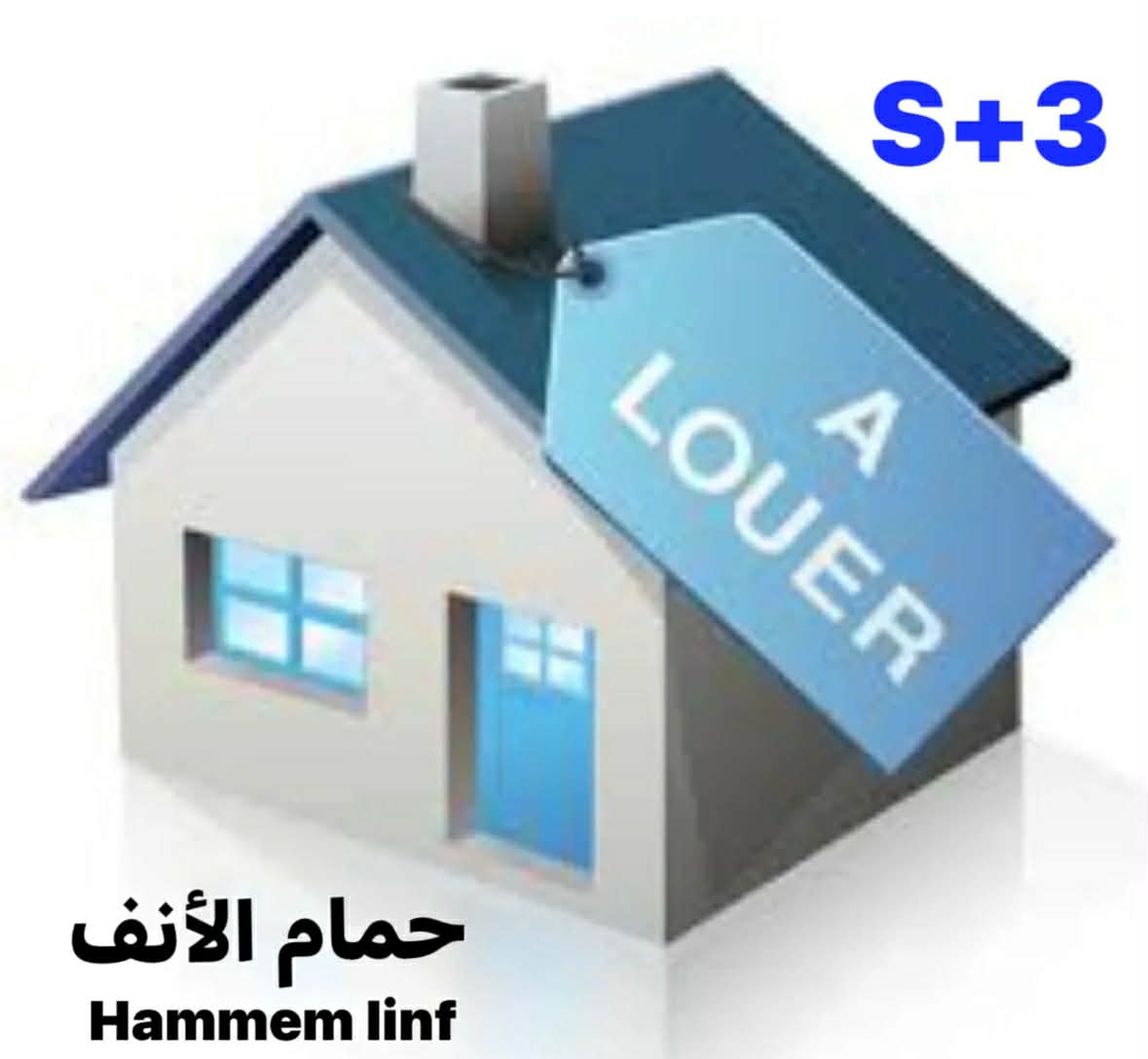 Hammam Lif&nbsp;Hammam Lif&nbsp;Location&nbsp;Appart. 3 pi�ces&nbsp;Apparemment s 3 meubl�