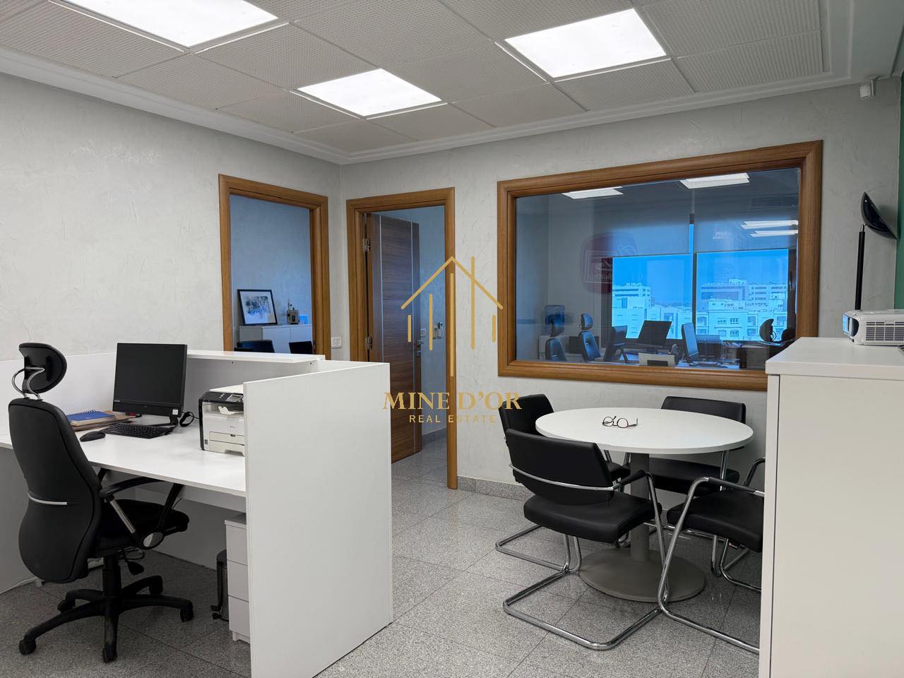 Cite El Khadra&nbsp;Zone urbaine nord&nbsp;Bureaux & Commerces&nbsp;Bureau&nbsp;Bureau meuble ou vide haut standing