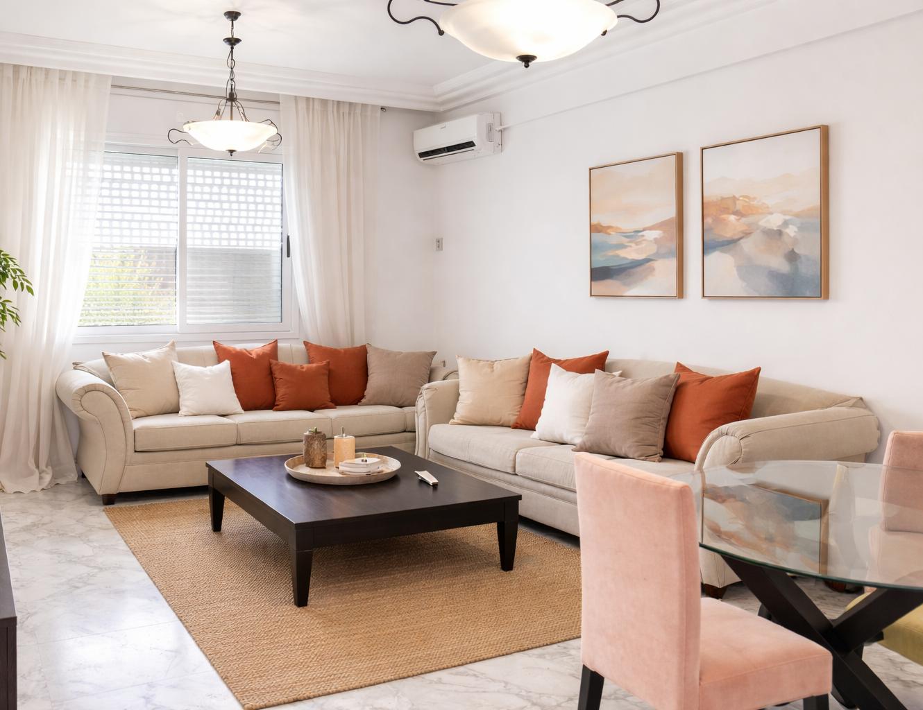 Hammamet&nbsp;Chaabet El Mrezga&nbsp;Location&nbsp;Appart. 2 pi�ces&nbsp;Appartement s plus 2 de standing � hammamet nord