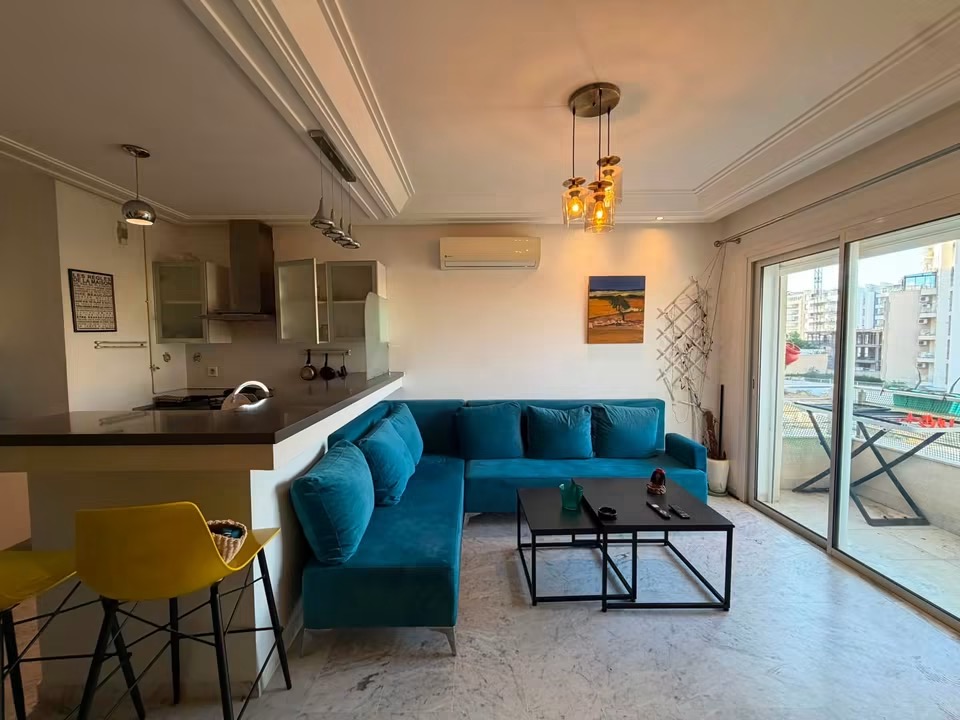 Ariana Ville&nbsp;Cite Ennasr 2&nbsp;Location&nbsp;Appart. 2 pi�ces&nbsp;S1 1450 d meuble ennasr 2