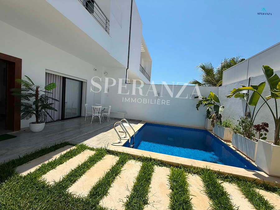 Hammamet&nbsp;Hammamet&nbsp;Location vacances&nbsp;Appart. 4 pi�ces&nbsp;Duplex velora