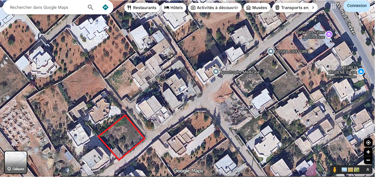 Sakiet Ezzit&nbsp;Sakiet Ezzit&nbsp;Terrain&nbsp;Terrain nu&nbsp;Terrain de 900 m2 � sakiet ezzit sfax