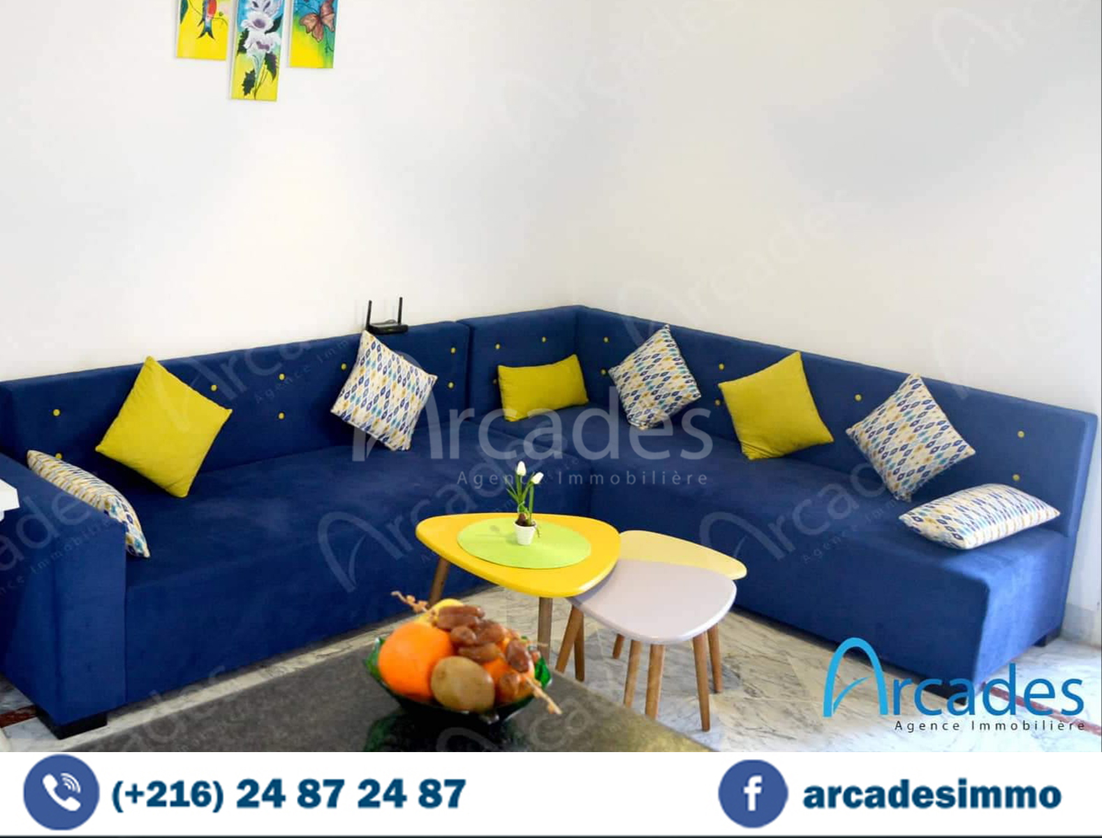 Monastir&nbsp;Monastir&nbsp;Location&nbsp;Appart. 1 pi�ce&nbsp;S1 falaise