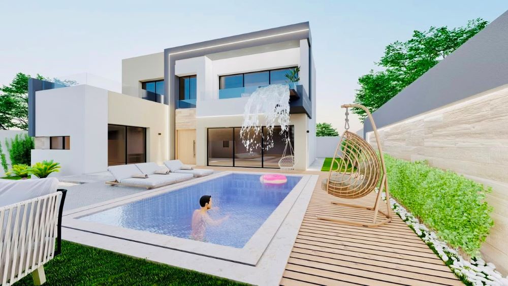 Hammamet&nbsp;Hammamet&nbsp;Vente&nbsp;Maisons&nbsp;V658 villa reflet 2 gn