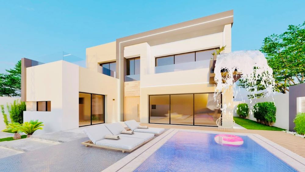 Hammamet&nbsp;Hammamet&nbsp;Vente&nbsp;Maisons&nbsp;V658 villa reflet 2 gn